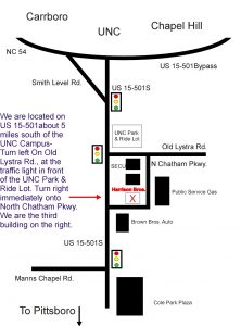 Map To Harrison Bros. Inc.